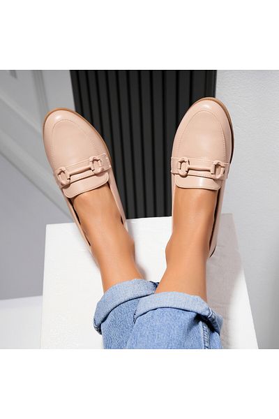 Joana Women's casual shoes Beige made of ecological leather Raima