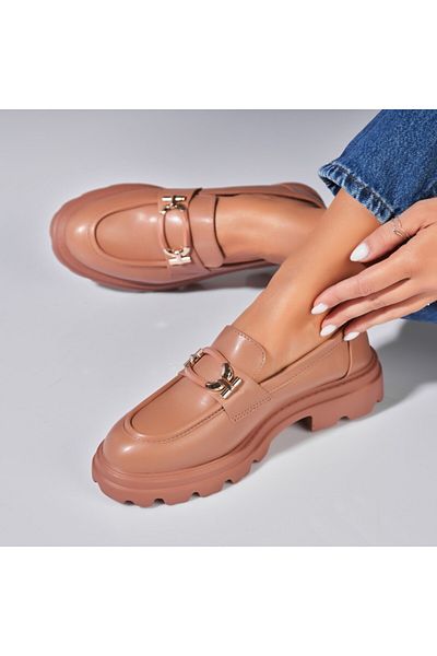 Joana Women's casual shoes Khaki made of Isley Eco-leather