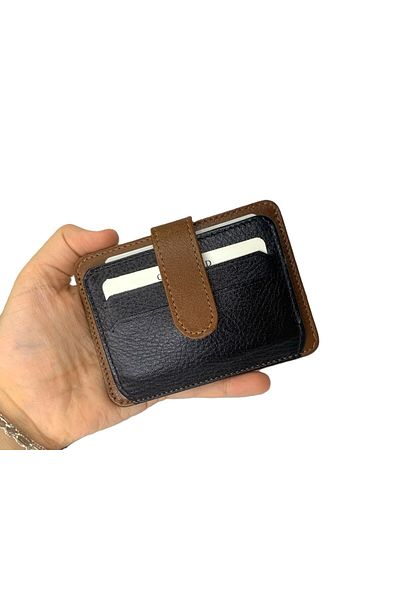 yavuz deri Genuine Leather Wallet Card Holder