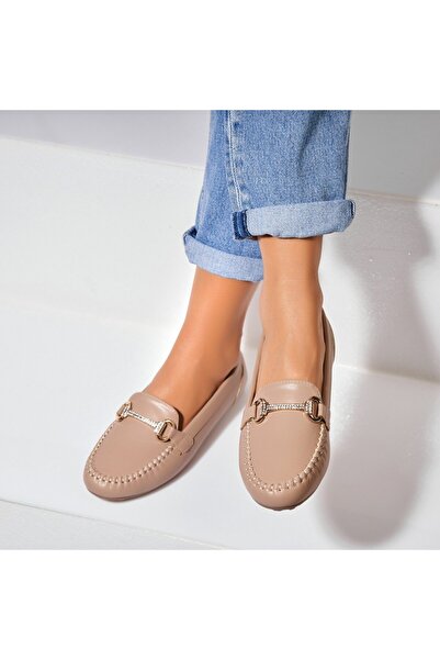 Joana Pantofi dama casual Kaki din Piele Ecologica Savio