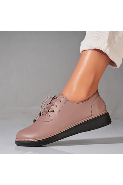 Joana Women's casual Khaki shoes made of eco-leather Amyah
