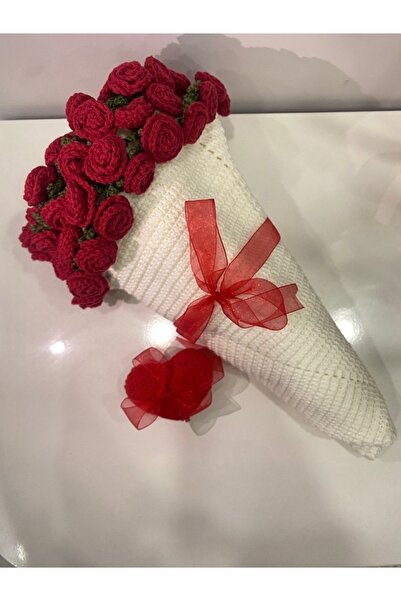 Alize Puffy مونيك شوب بطانية باقة زهور 60 سم