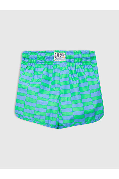 GAP Erkek Bebek Yeşil Desenli Mayo