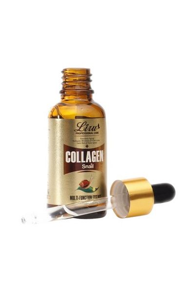 LİRU Ser de fata s colagen pur si extrakt de melc, Liru, kolagenní šnek, 30 ml