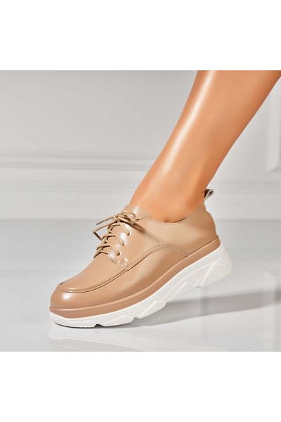 Joana Women's casual shoes Khaki made of Sione Eco-leather