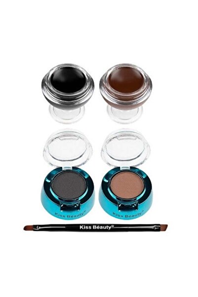 Kiss Beauty Kit Sprancene, Kiss Beauty, Fit Eye Durable, 2 Gel Sprancene, 2 F...
