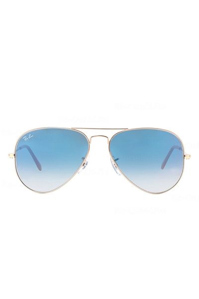 Ray-Ban Ray-Ban Classic Aviator Sunglasses Blue Gradient RB3025 001/3F Size 58