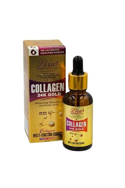 LİRU Ser de fata cu colagen si aur de 24 K, Liru, Collagen 24K Gold, 30 ml
