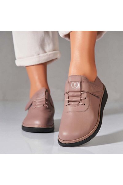Joana Women's casual Khaki shoes made of ecological leather Kaylyn