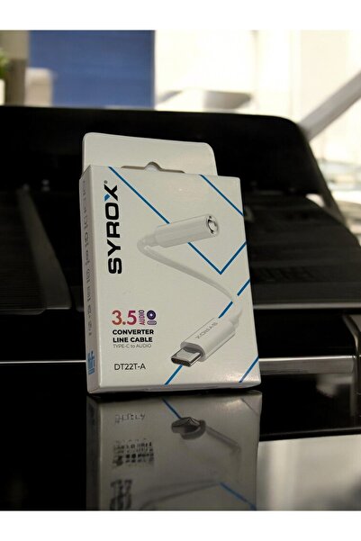Syrox Type-C to 3.5mm Kulaklık Dönüştürücü DT22T-A