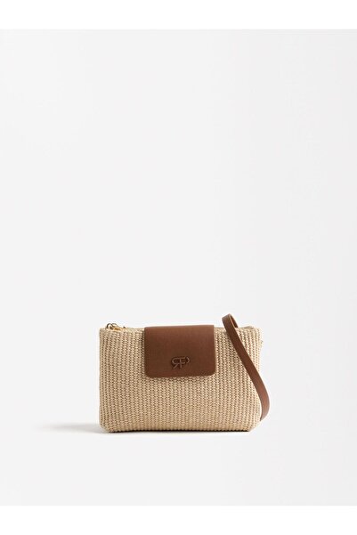 PARFOIS Hasır Görünümlü Çapraz Çanta