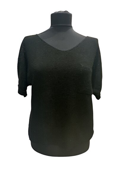 PHUTİ COLLECTION Merserized Pocket Detail Bluz