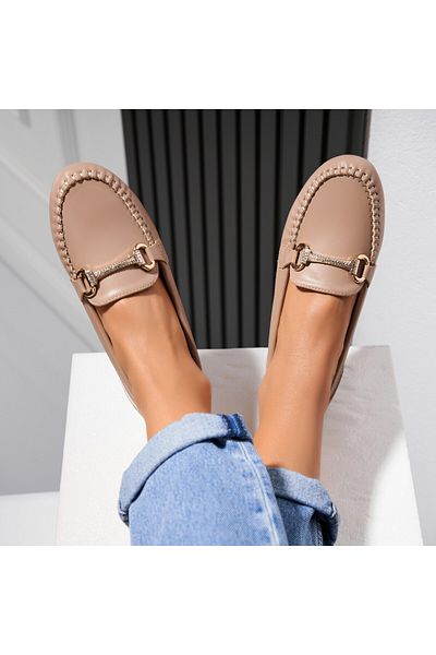 Joana Women's casual shoes Khaki made of Savio Eco-leather