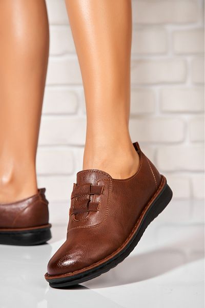 Joana Women's casual shoes Camel made of Emilia Eco-leather