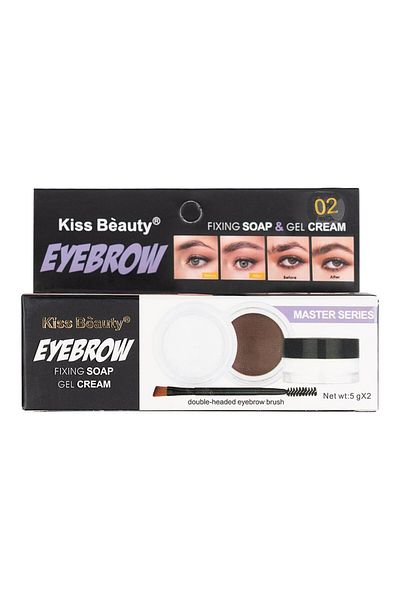 Kiss Beauty Kit Sprancene, Kiss Beauty, Gel Sprancene, Sapun Fixare, Pensula aplicare, 02