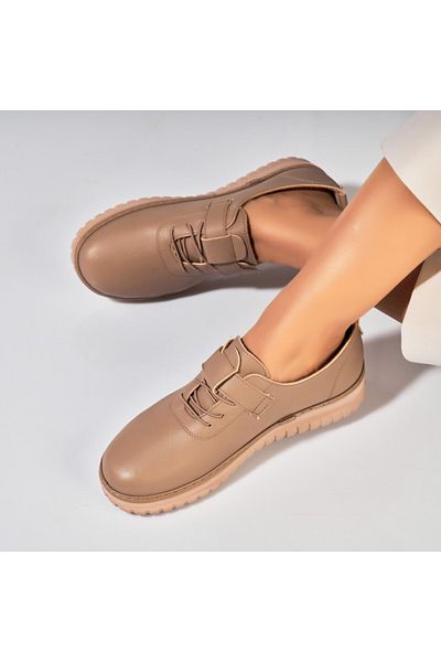 Joana Women's casual shoes Khaki made of Miani Eco-leather