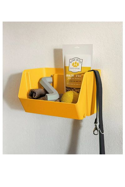 IKEA Fodertrag Table Wall Organizer - Bright Yellow 25X18X15 cm