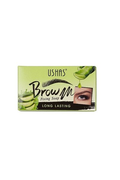 Ushas Sapun stilizare sprancene, Ushas, Brow Fixing Soap, Pensula inclusa, Aloe Vera