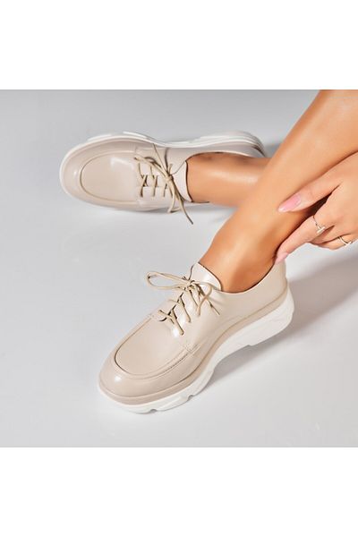 Joana Pantofi dama casual Gri din Piele Ecologica Sione