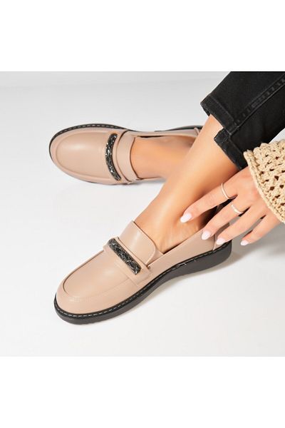 Joana Women's casual shoes Camel made of Ruuka Ecological Leather