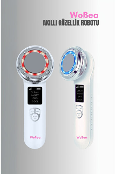 WoBea Akıllı Güzellik Robotu - Yüz Kaldırma- - Ultrasonik Cilt Temizliği- Ems