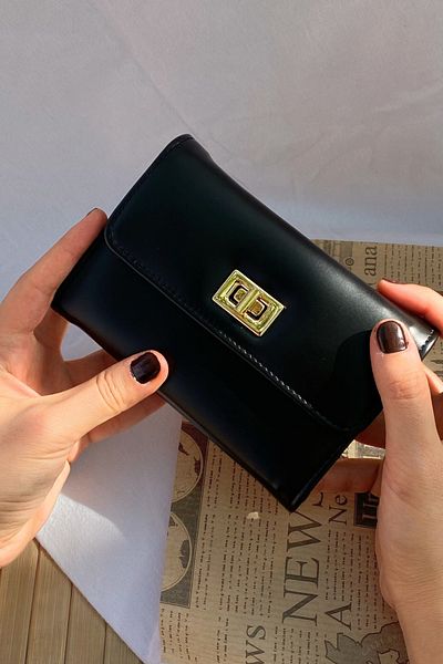 Mazel Design Earth Model Key Gold Closure Women's Wallet