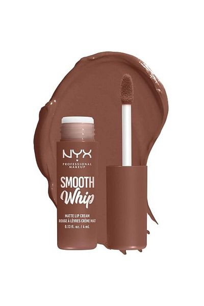 NYX Professional Makeup Ruj de Buze Lichid Mat, NYX Professional Makeup, Smooth Whip Matte, 24 Memory Foam, 4 ml