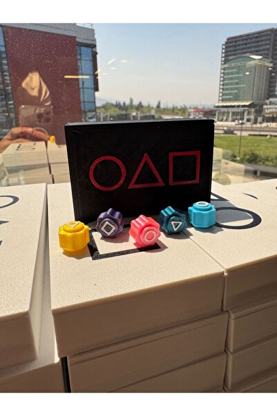 Lades لعبة الحبار القابلة للسحب والسحب، صندوق خاص للعبة الخمسة أحجار