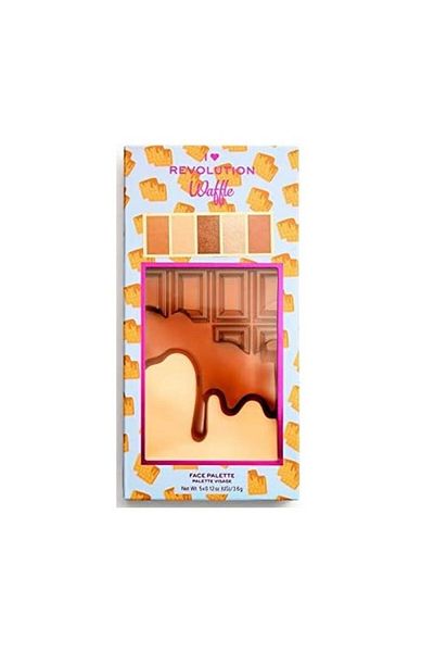 I HEART REVOLUTION Paleta 5 pudre de fata, I Heart Revolution, Waffle