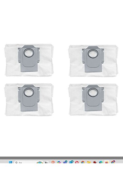 Supurgeavm Sac de praf compatibil Roborock S8+/ S8 Pro Ultra - 4 bucăți