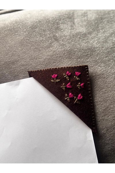 Chicom Φυσικό χειροποίητο δώρο Minimal Felt Bookmark