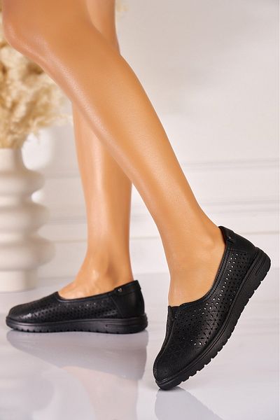 Joana Women's casual shoes in black, made of ecological leather, Jazzlyn