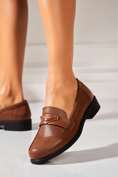 Joana Women's casual shoes Brown made of ecological leather Maryann