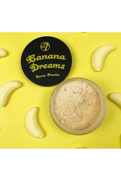 w7 Sypký pudr Pudra de facto W7 Banana Dreams