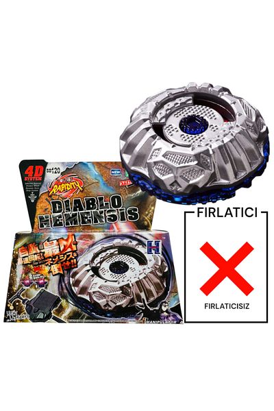 RAPIDITY Beyblade Bb120 Prototype Nemesis Metal Fusion 4D System