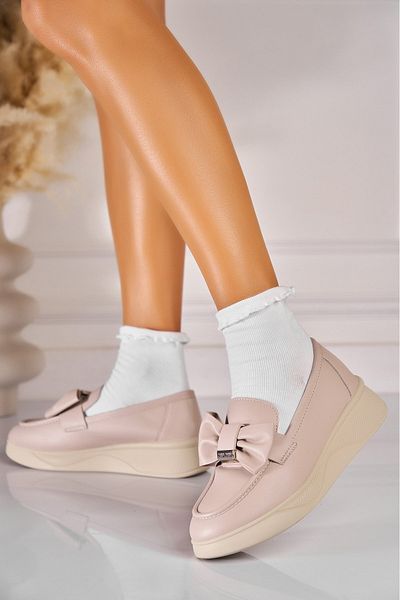 Joana Women's casual shoes Nude made of Nahlia Eco-leather