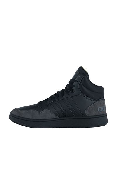 adidas Hoops 3.0 Mid Cblack Basketball Shoes