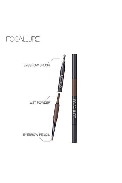 Focallure Creion sprancene + fard sprancene Focallure, 01 Grey Brown