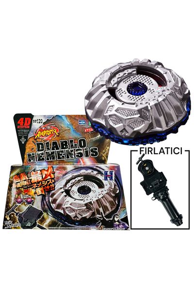 RAPIDITY Beyblade Bb120 Prototype Nemesis Metal Fusion 4D System