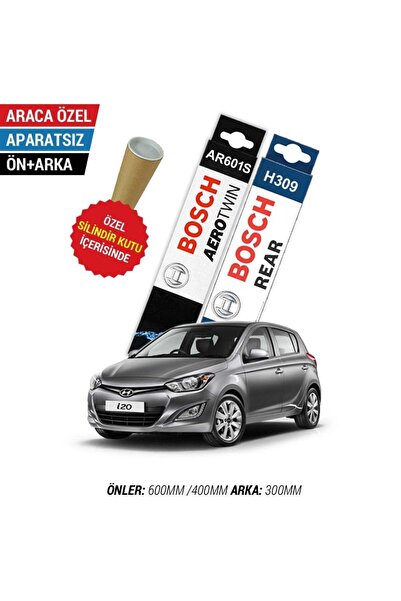 Bosch Hyundai i20 Ön Arka Silecek Seti (2008-2014) Aerotwin