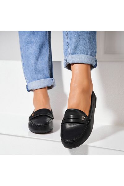 Joana Women's casual shoes in black, made of Jaxel ecological leather