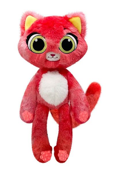 PopŞeker Bubble Pops Grapefruit Glimmer Cat: the Inflatable Plush Cat That Fascinates with Its Scent!