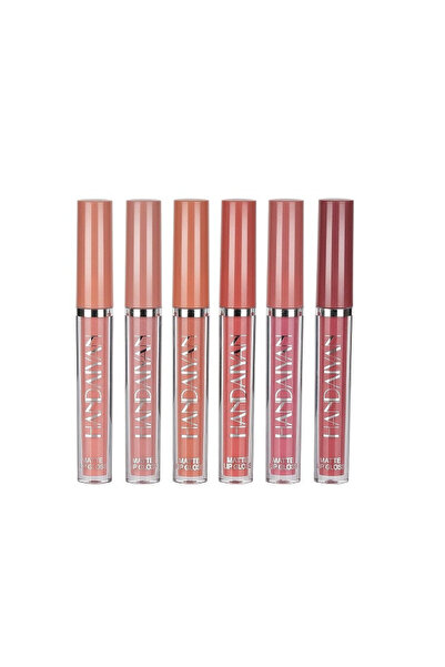 Handaiyan Set rujuri de buze, Handaiyan, Matte Liquid Lipstick, 6 , B
