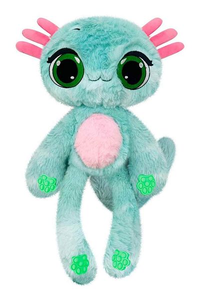 PopŞeker Bubble Pops Whacky Watermelon Axolotl: the Inflatable Plush Axolotl That Fills Your Home with Its Fragrance!