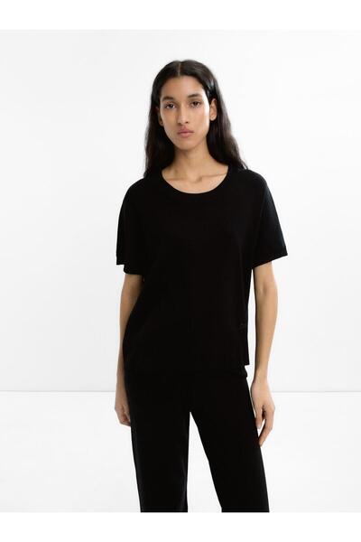 PARFOIS Yuvarlak Yaka Örme Üst