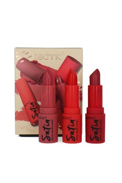 TECHNIC Set 3 Rujuri Buze, Technic, Satin, Vegan