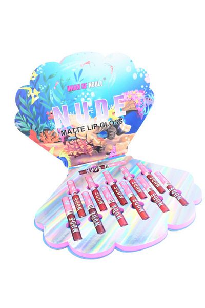 IMAN OF NOBLE Σετ 12 κραγιόν, Iman Of Noble, Nude Matte Lip Gloss, Mermaid