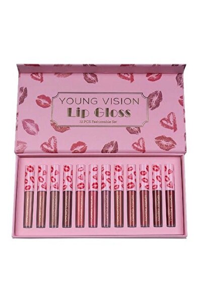 YOUNG VISION Sada 12 lesků na rty, Young Vision, Módní lesk na rty