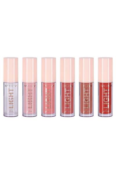 Handaiyan Set 6 rujuri lichide Handaiyan, Light gloss