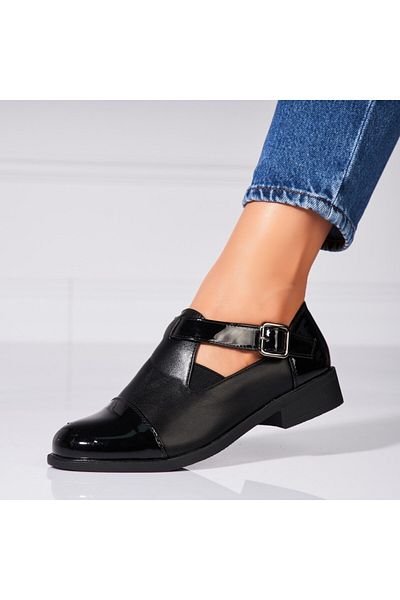 Joana Women's Casual Shoes Black Made of Ecological Leather Arley